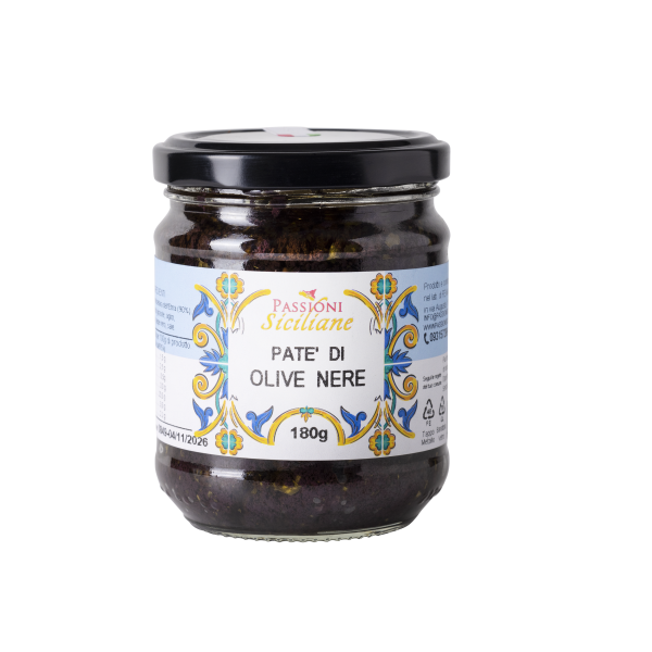 Patè di Olive Nere Siciliane