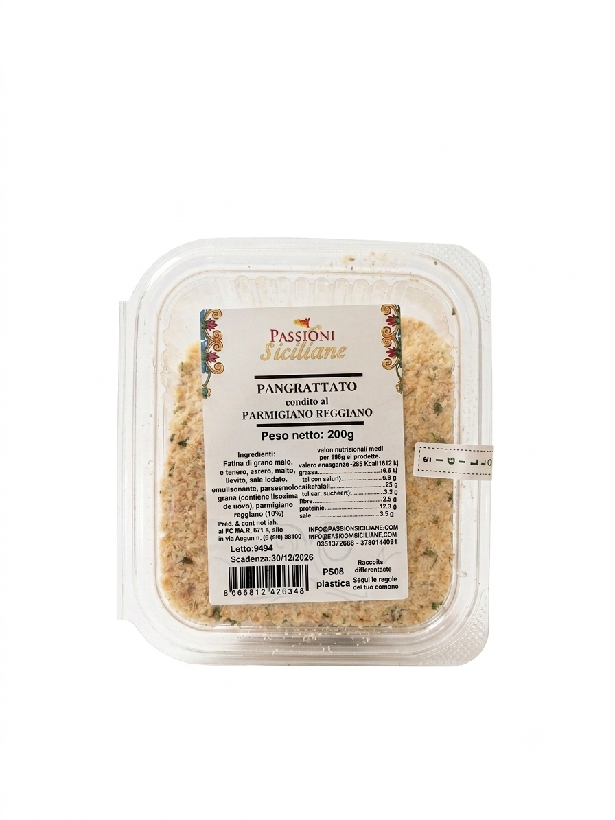 Pangrattato condito al Parmigiano Reggiano